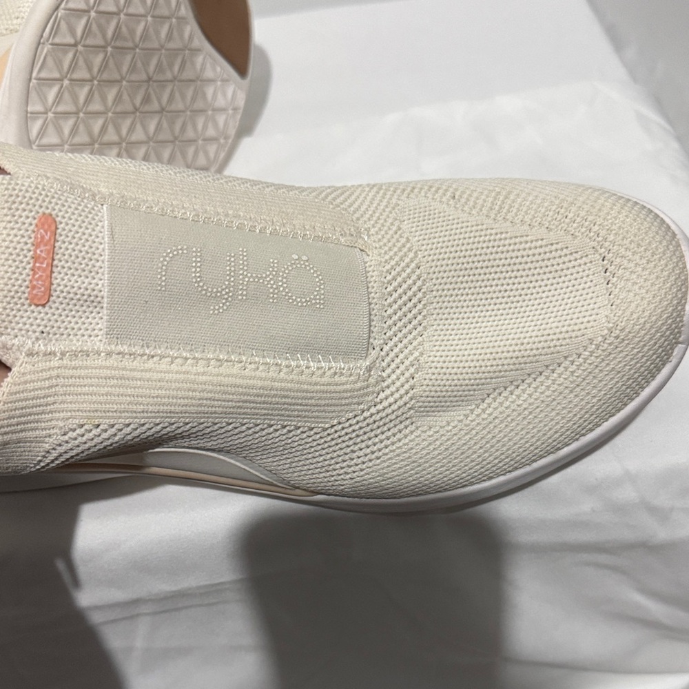 Ryka Women's Cream Slip-On Sneakers - Picture 6 of 6